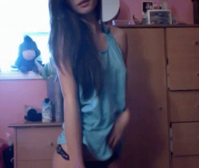 Girl stripping webcam