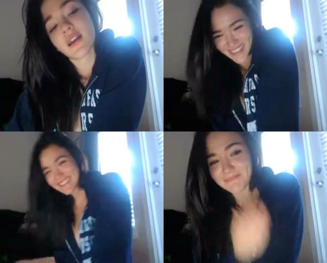 cute, brunette, webcam