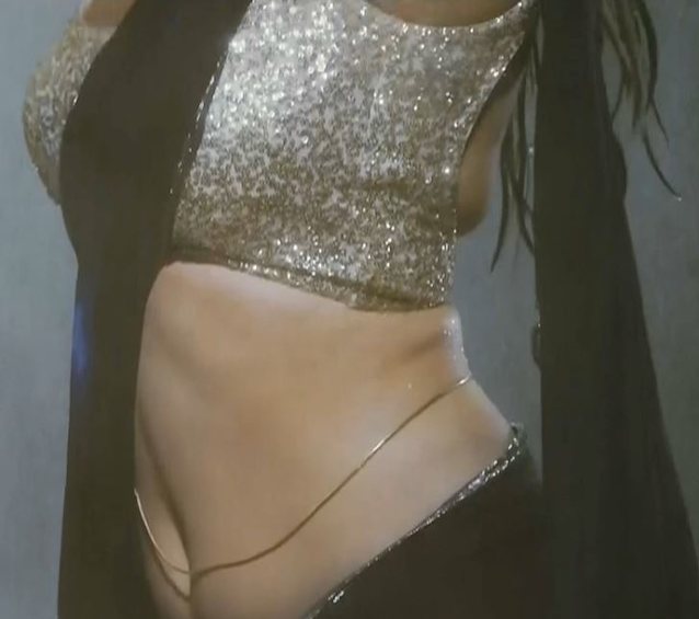 Porn where girl is wearing belly chain like that