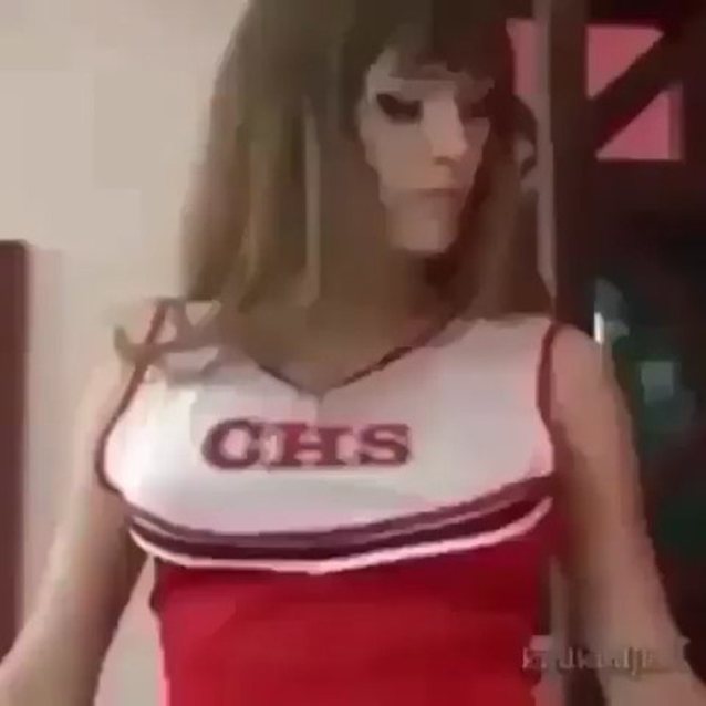 cheerleader, shemale, meme, trans