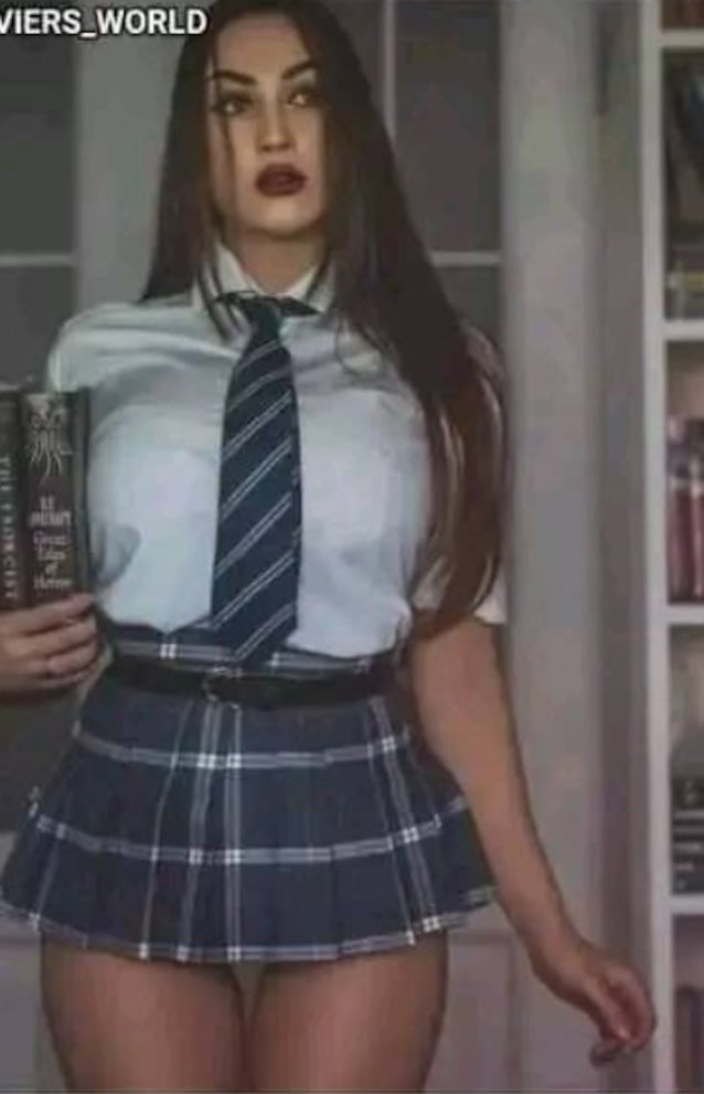 skirt, schoolgirl, school, bigtits, boobs