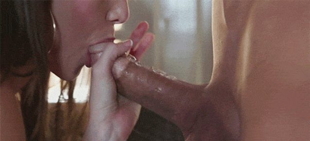 Deepthroat sensual masturbate dick