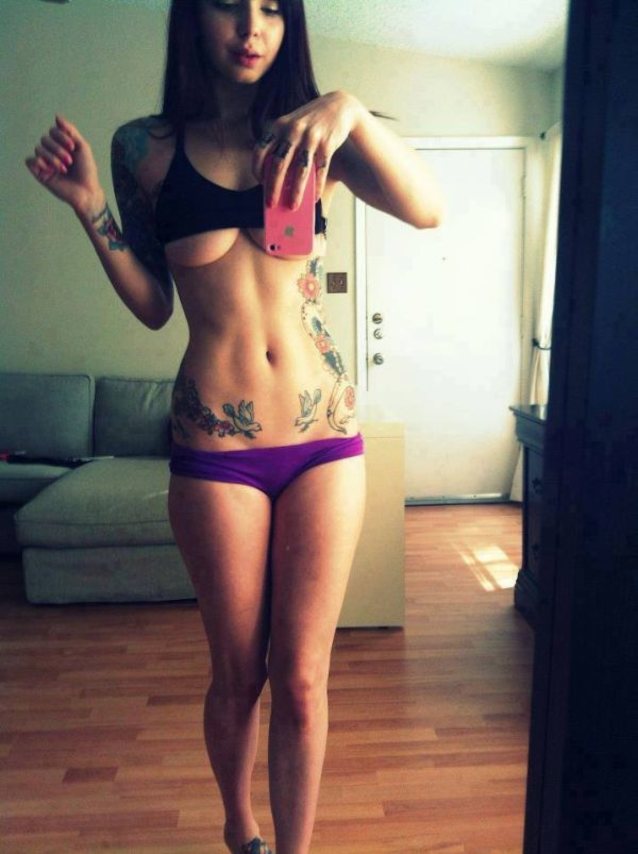 tattoo, beautiful, bikini