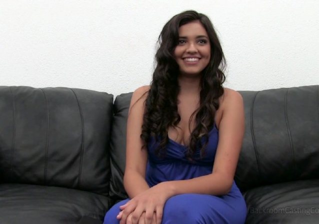Squirting Anal Loving Teen Yasmine on Backroom Casting Couch - PornWild.com