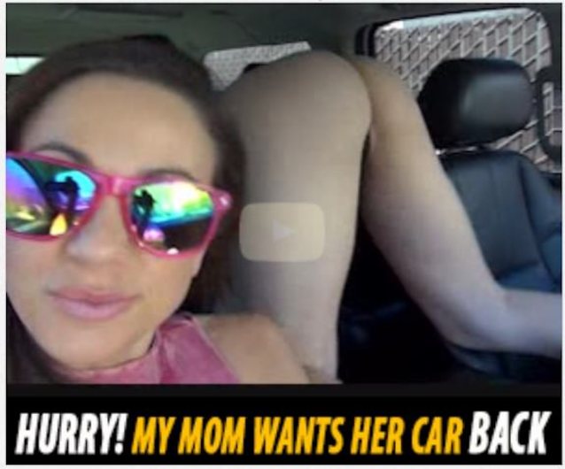 Hurry Mom Wants Her Car Back Porn Ad