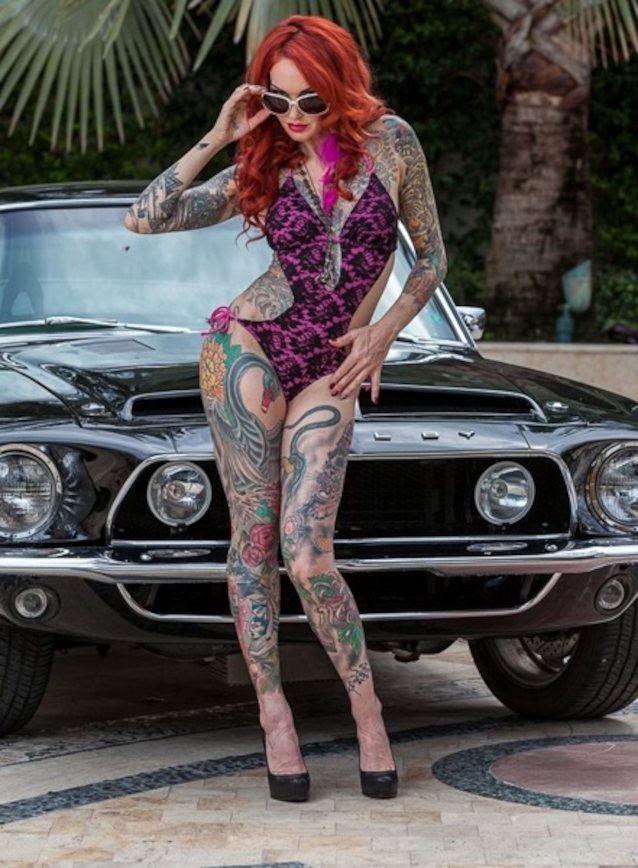model tattoo