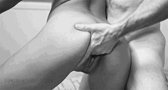 Milf fingering while standing sex porn gif