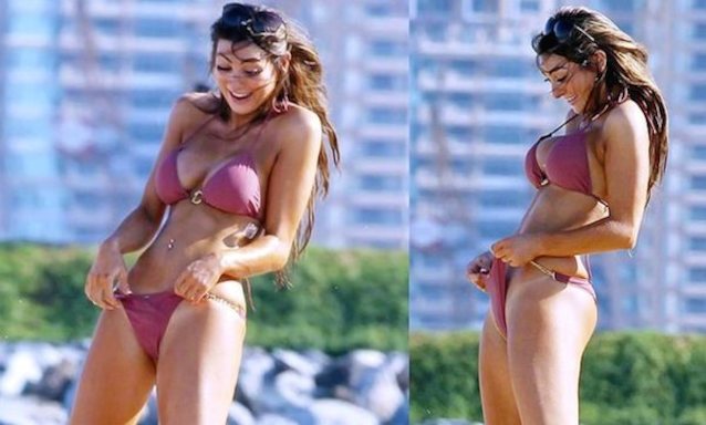 caught bikini