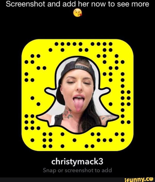 Pornstars Snapchat codes!