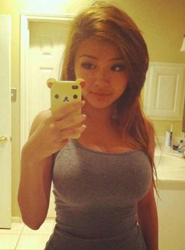 boobs, selfie, cute, asian