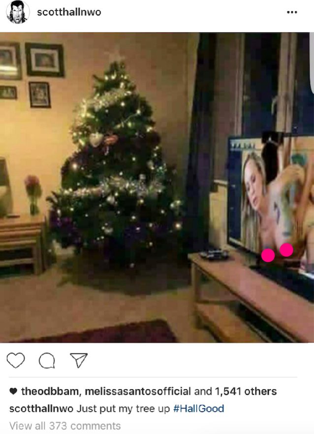 Where can I find the porn video on the TV?