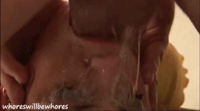 Deepthroat cumming masturbate screaming