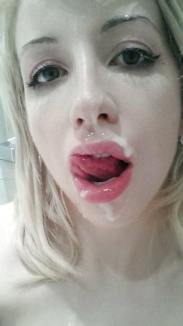 blonde, facial, teen, thick lips