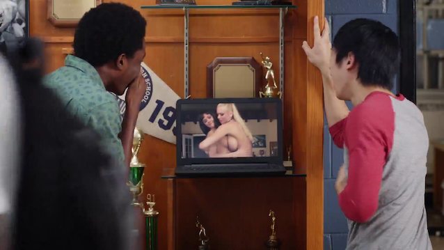 Porn from movie fist fight?
