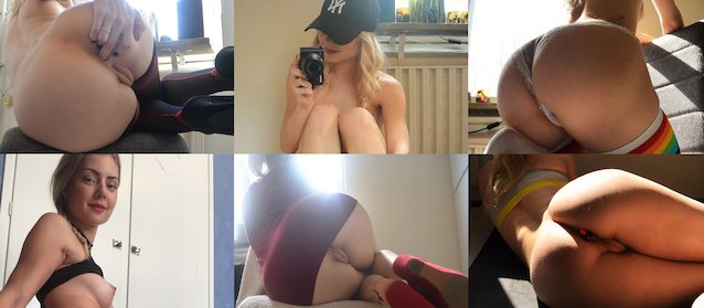 What is the name of the girl? and Where is the main source of photos?