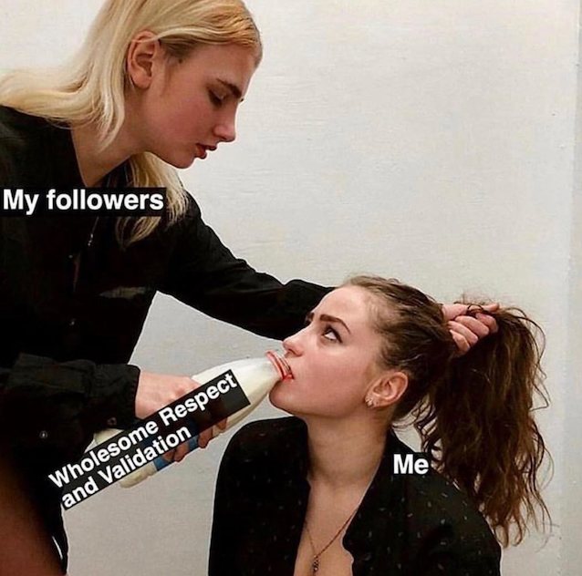 name of brunnete girl drinking?