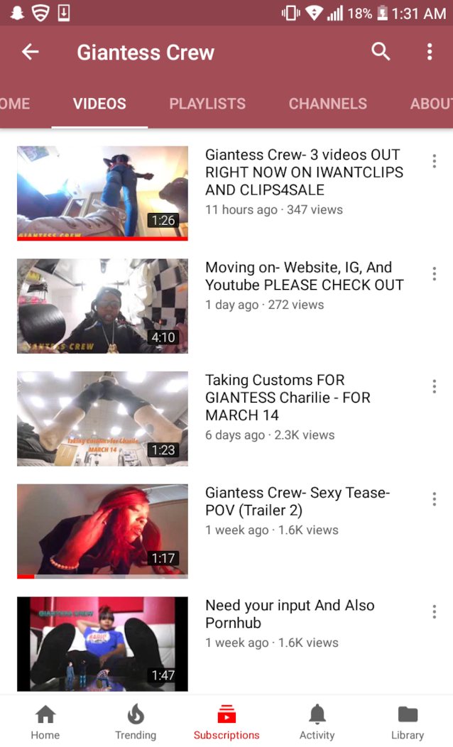 Any video from them?