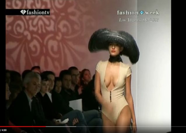 who is she . catwalk model