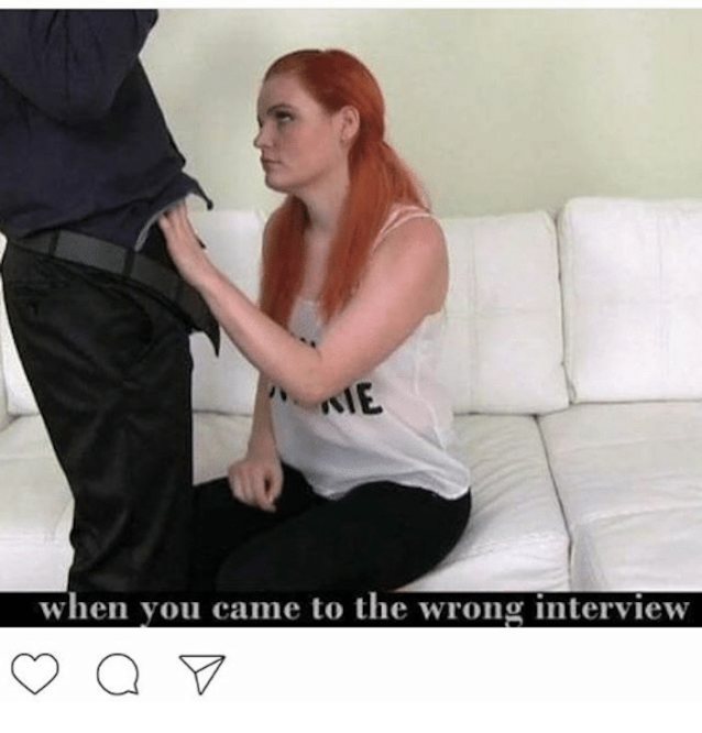 redhead, wronginterview, bcc