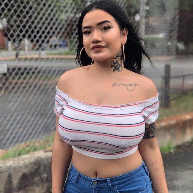 asian, busty, tatooed