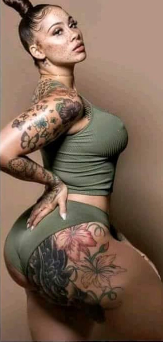 tattoo, big tits, sexy