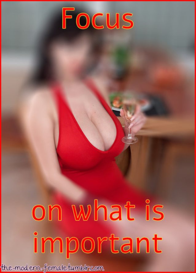 blurred, big tits, red dress