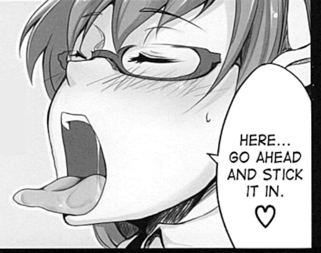 hentai, blowjob, scan