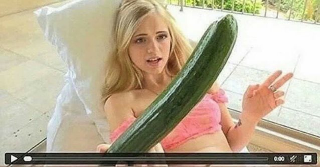 blonde, sexy, cucumber, sex, ftv