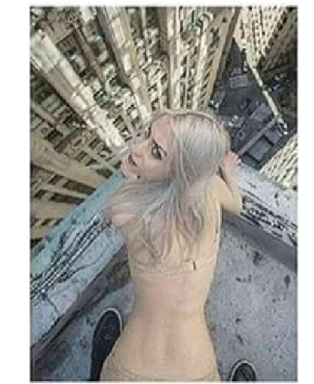 roof, public, blonde, sexy, teen