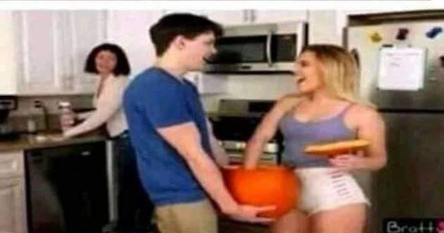 kitchen, pumpkin, sex