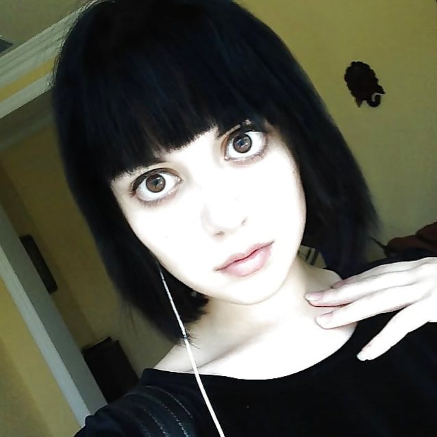 gothic, emo, blackhair