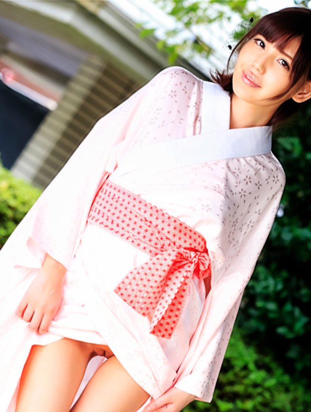 jav, javhd, kimono, brown hair