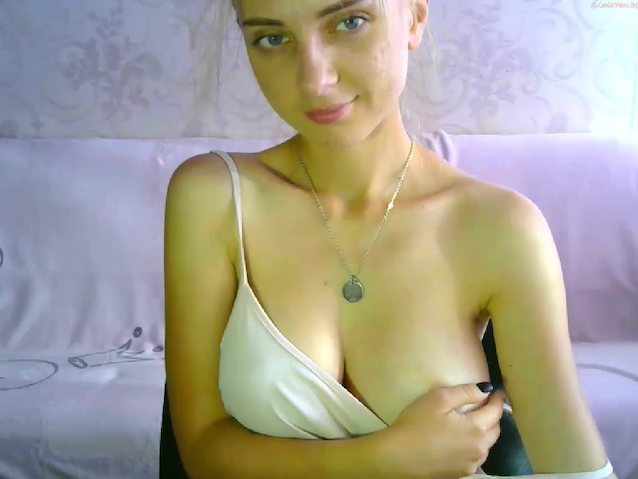 camgirl, blond, natural