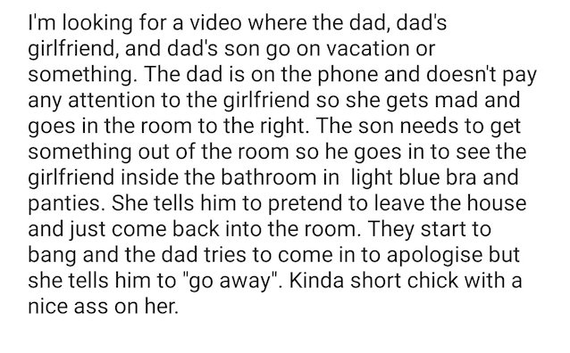 blonde cheating son