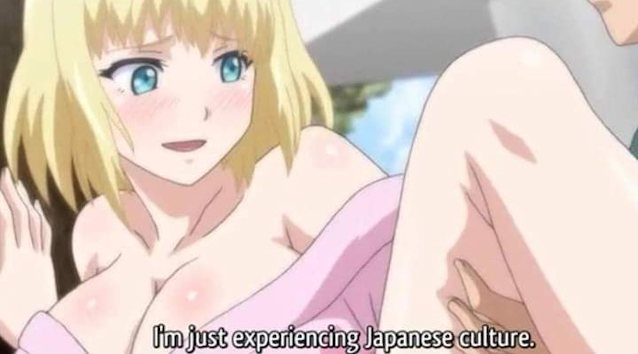 big tits hentai blonde