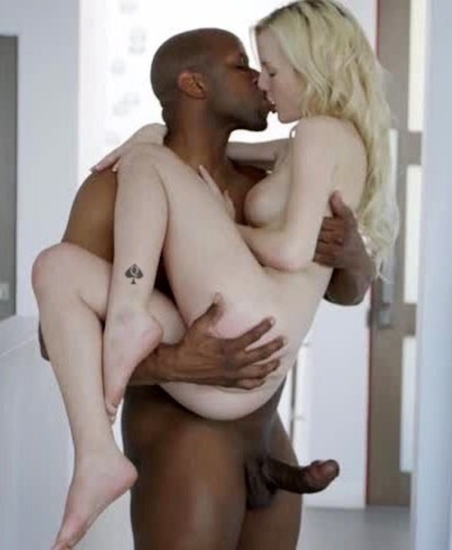 blonde interracial pornstar