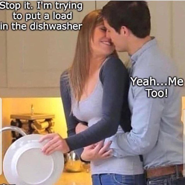 funny, meme, blonde, dishes, big tits