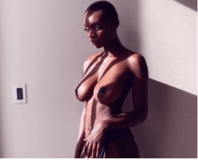 ebony, big boobs, black