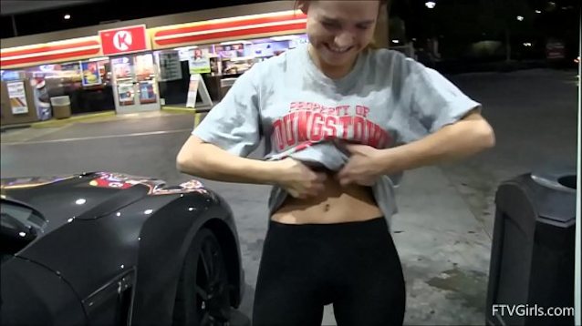 Blowjob At Gas Station