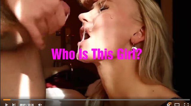 cumshot blonde hot