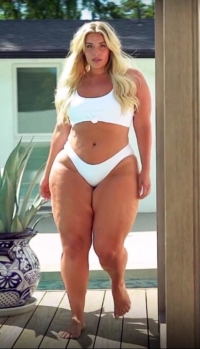 blonde chubby bbw