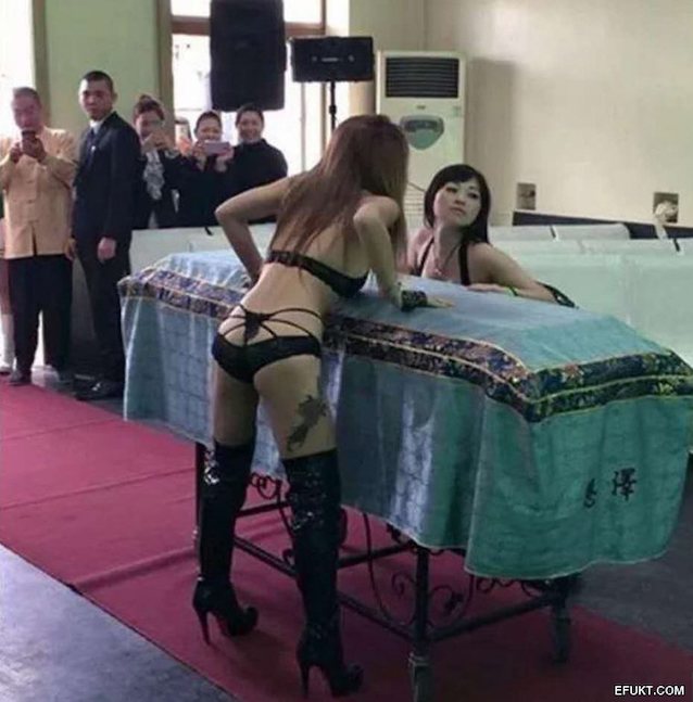 asians, casket, funeral