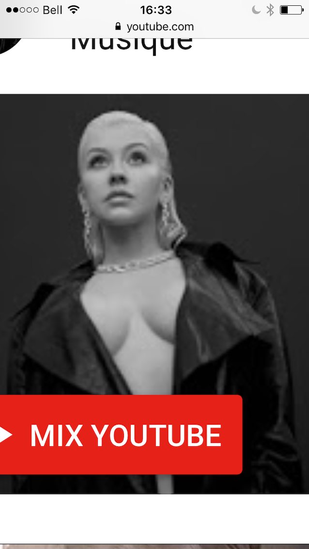 music, videoclip, christina aguilera, big tits, robe