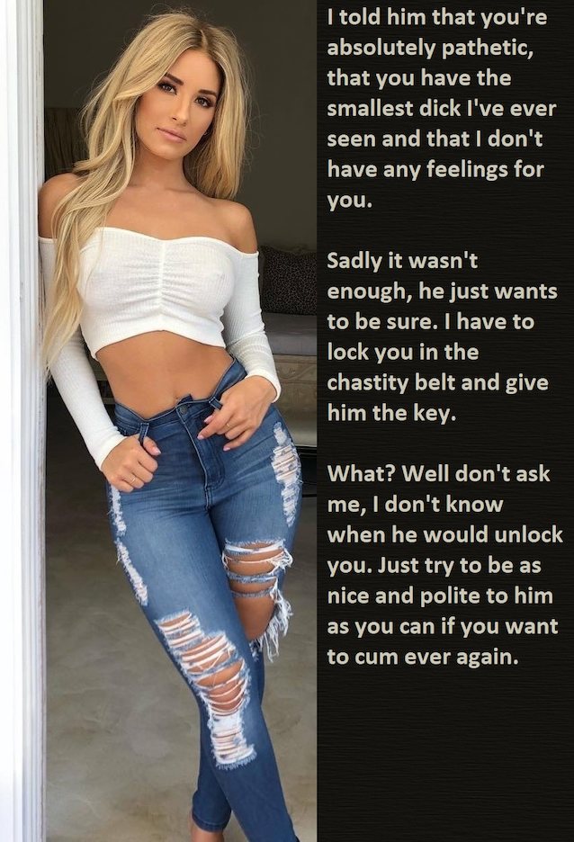 caption, cuck, chastity