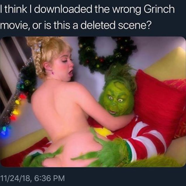 grinch, holiday, blonde