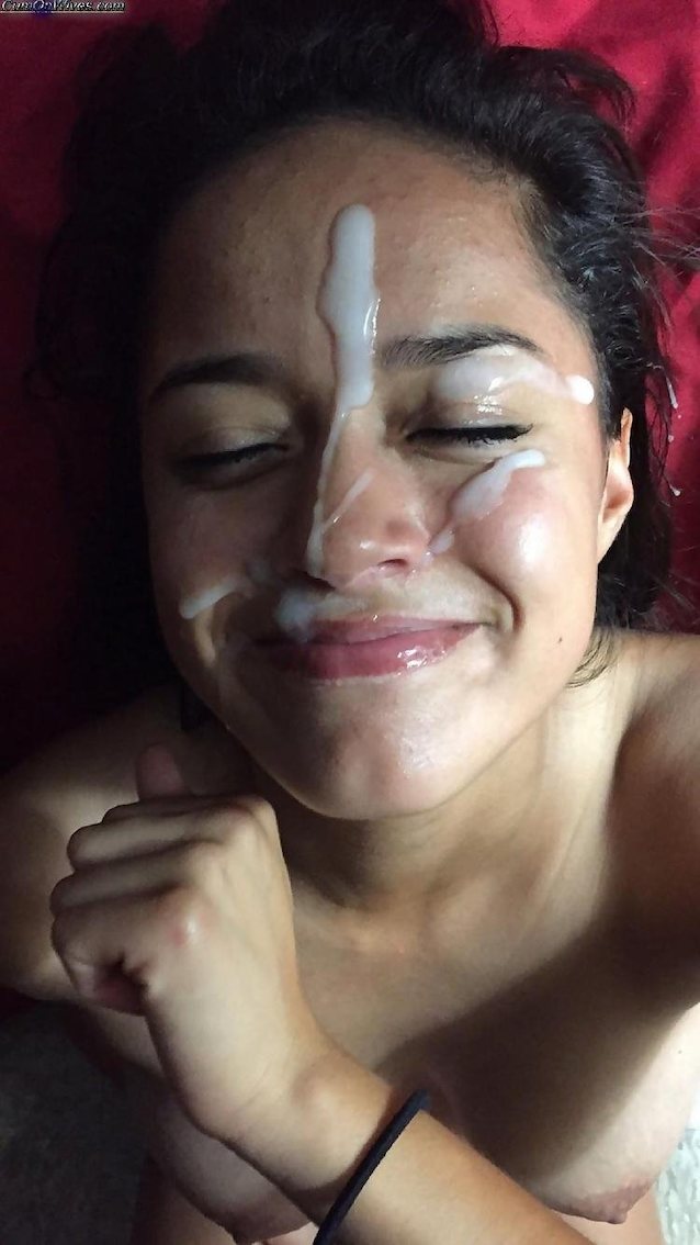 amateur, cumshot, facial, happy, smiling