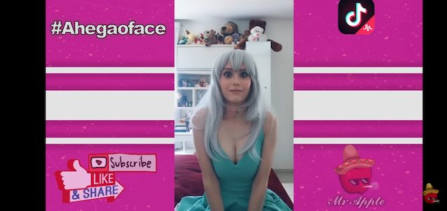 ahegao face, youtube, anime