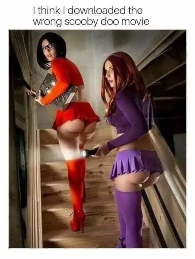 cosplay, scooby doo, ass, girls