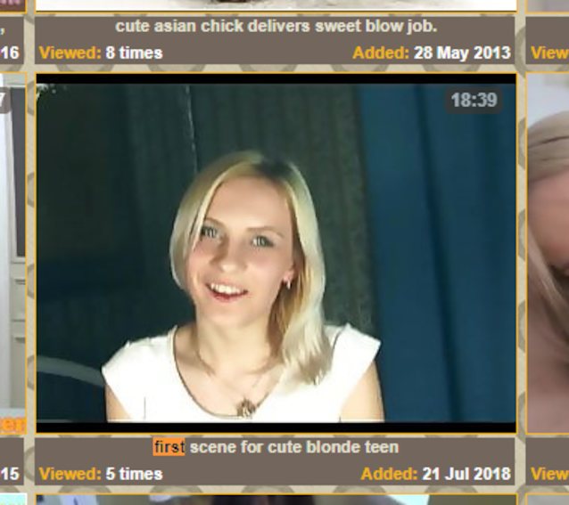 blond blonde amateur