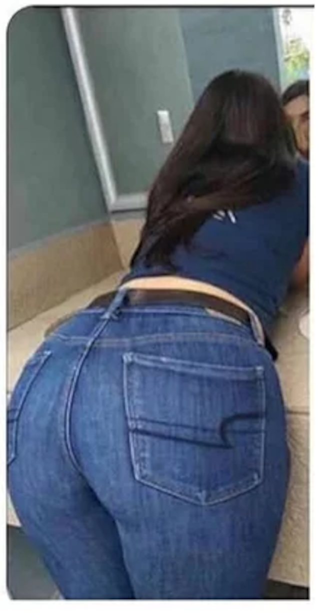 brunette big ass jeans